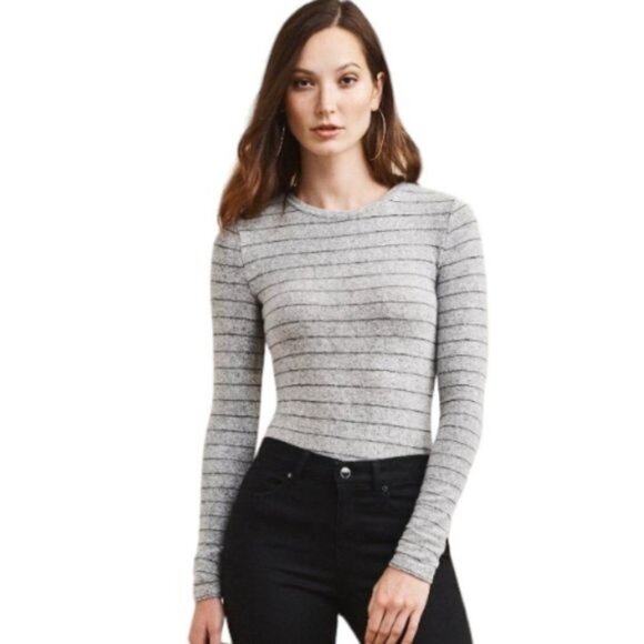 Dynamite Striped Long Sleeve Top - Picture 1 of 7